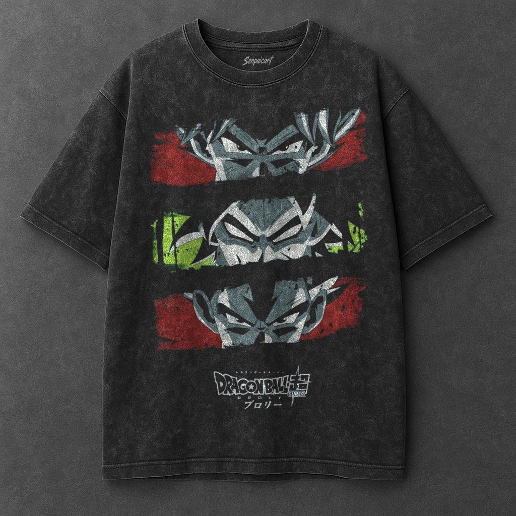 Dragon Ball Slouchy Black Washed T-Shirt