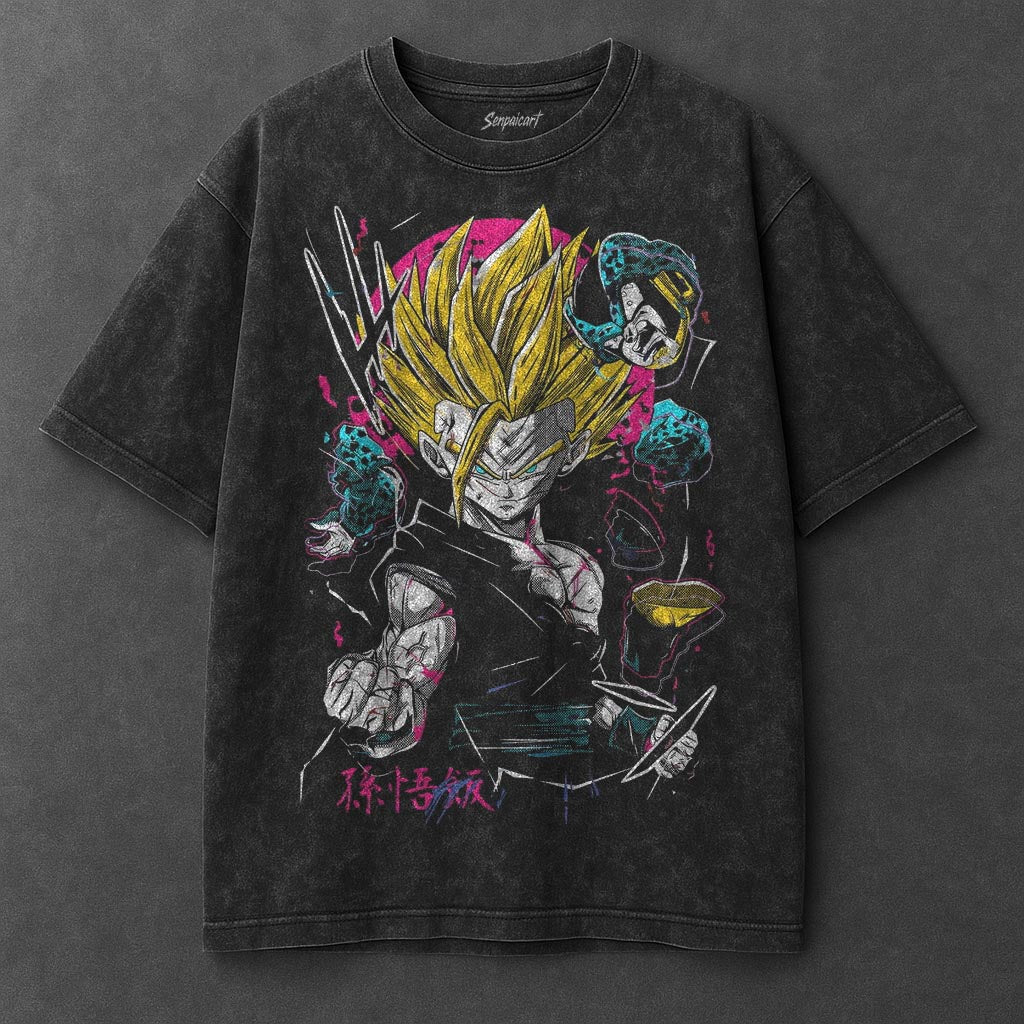 Dragon Ball Soft Black Washed T-Shirt