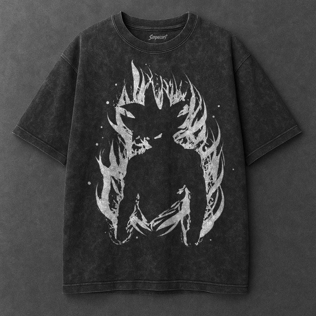 Dragon Ball Unfitted Black Washed T-Shirt