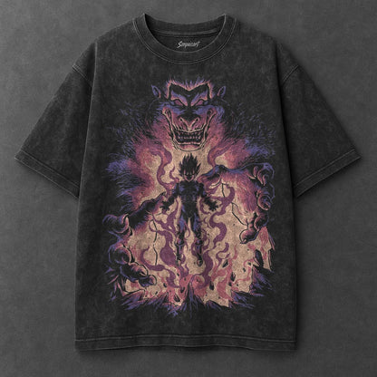 Dragon Ball Modern Black Washed T-Shirt
