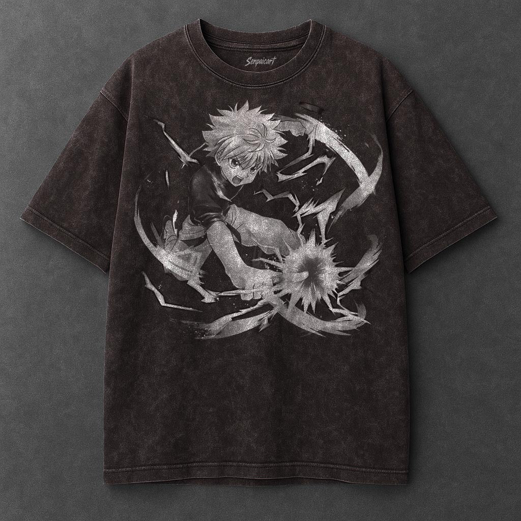 Hunter x Hunter Premium Unfitted Brown Washed T-Shirt
