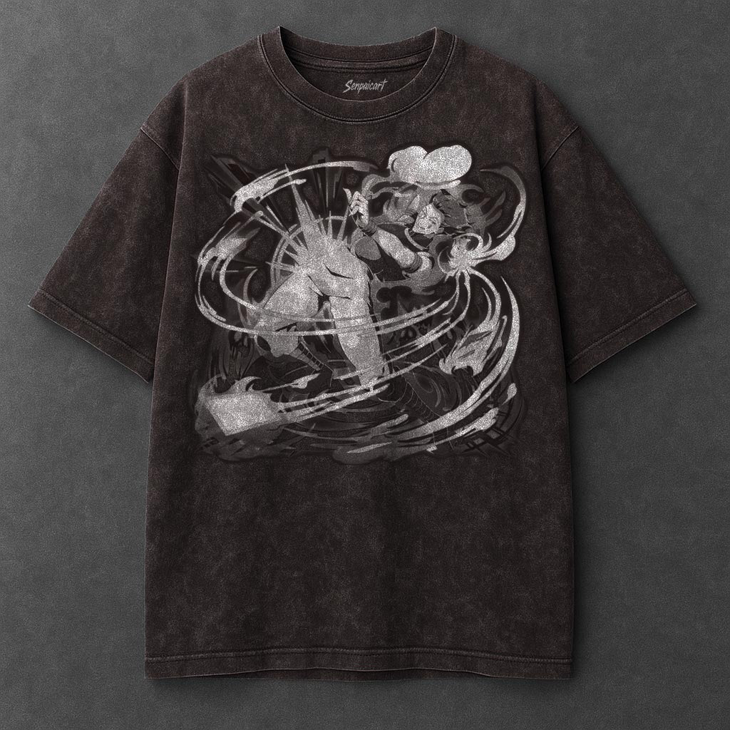 Hunter x Hunter Premium Easygoing Brown Washed T-Shirt