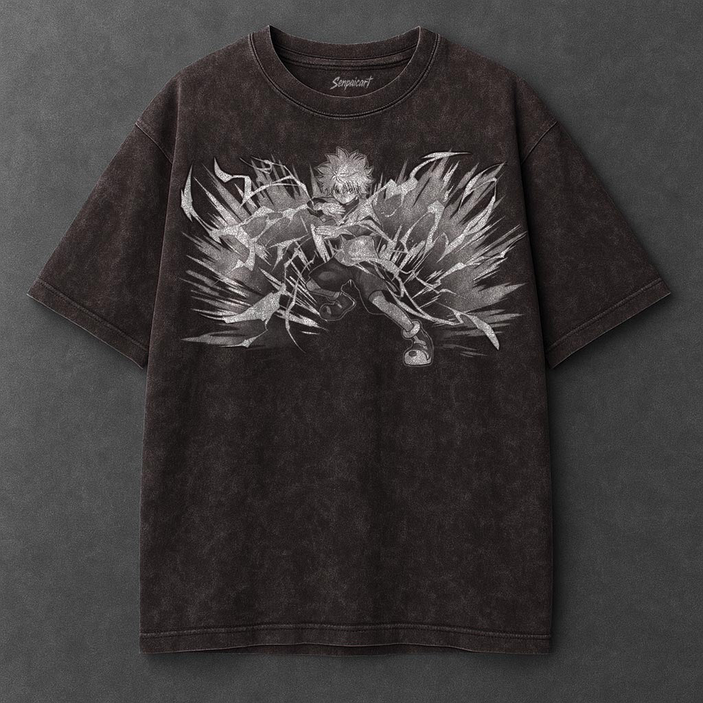 Hunter x Hunter Premium Drapey Brown Washed T-Shirt