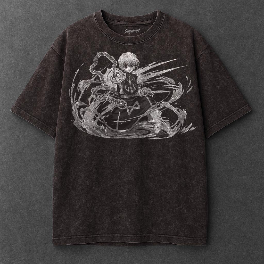 Hunter x Hunter Premium Trendy Brown Washed T-Shirt