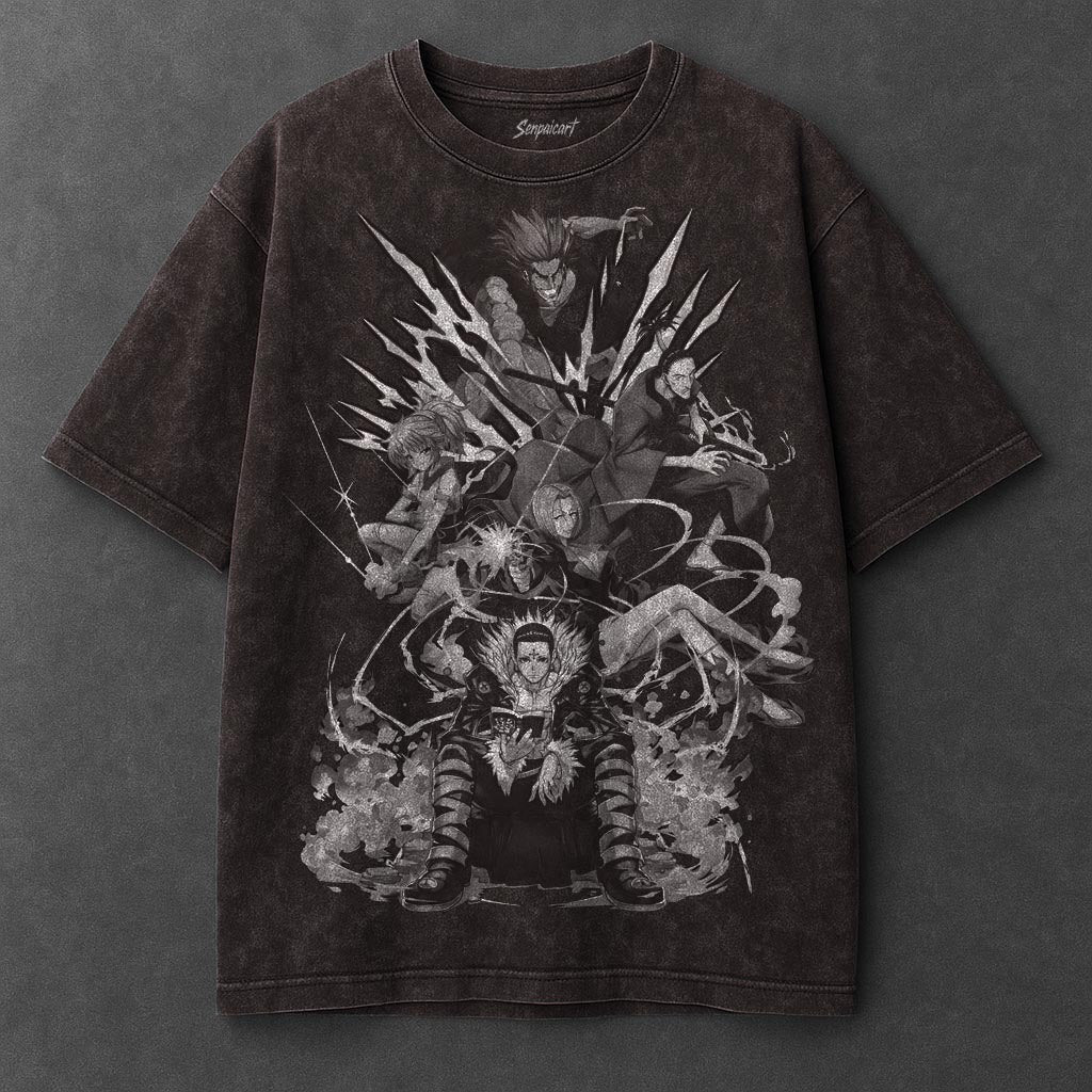 Hunter x Hunter Premium Elongated Brown Washed T-Shirt