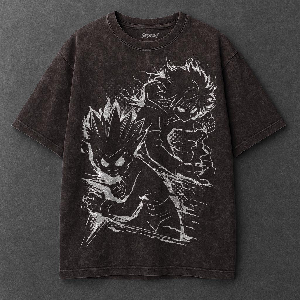 Hunter x Hunter Premium Soft Brown Washed T-Shirt