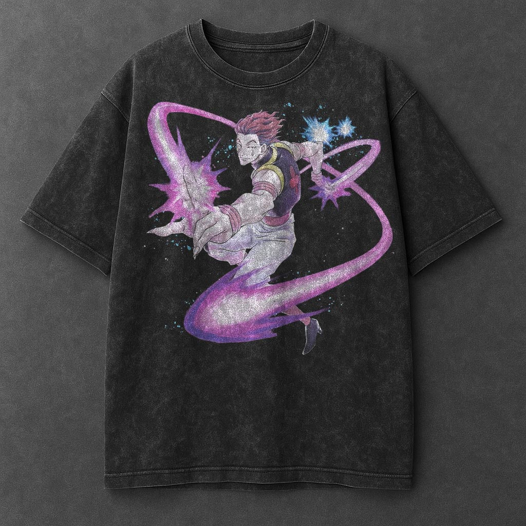 Hunter x Hunter Premium Versatile Black Washed T-Shirt