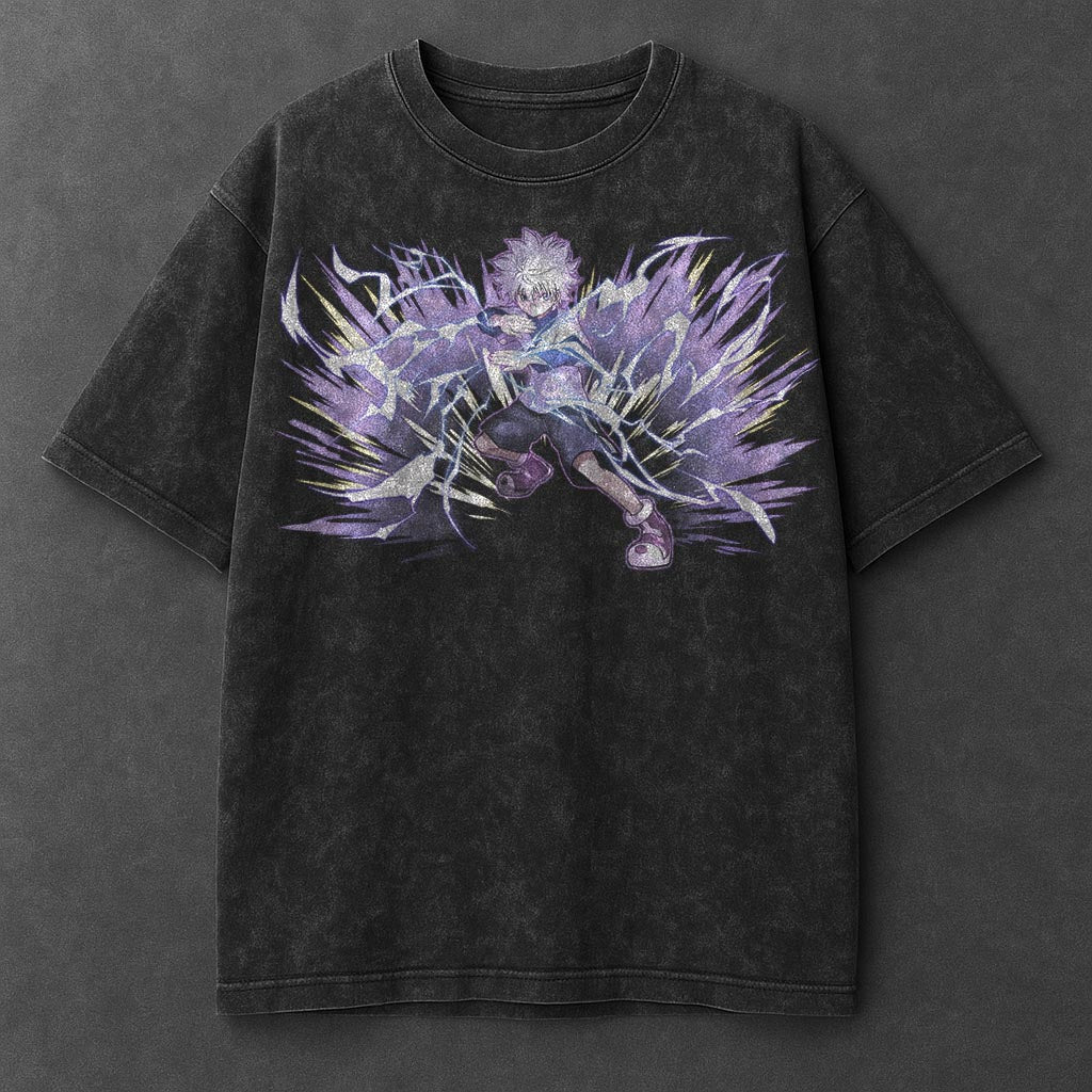 Hunter x Hunter Premium Comfy Black Washed T-Shirt