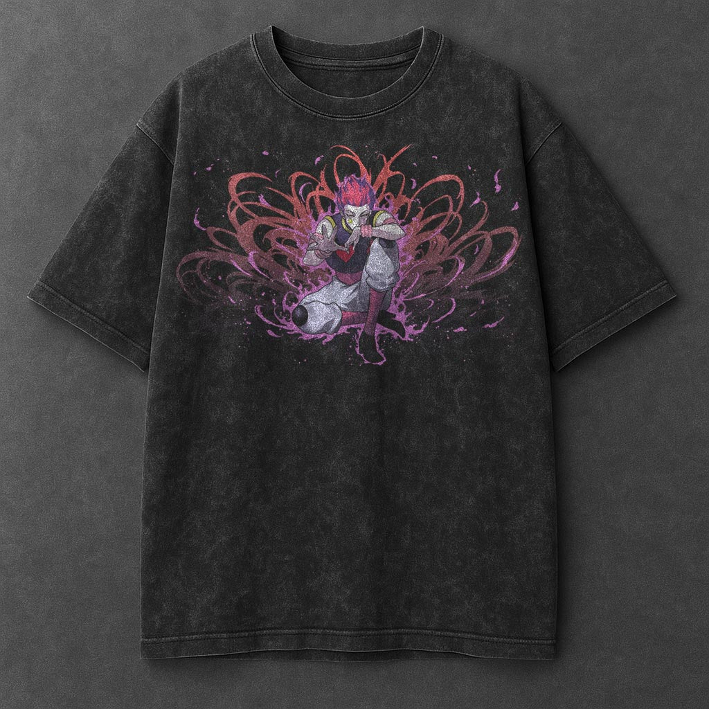 Hunter x Hunter Premium Smooth Black Washed T-Shirt