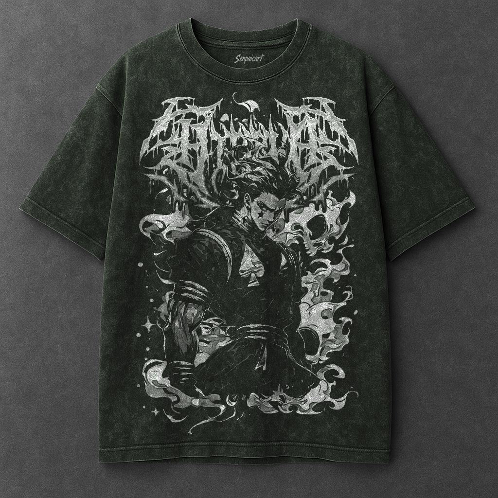 Hunter x Hunter Premium Soft Vintage Green Washed T-Shirt