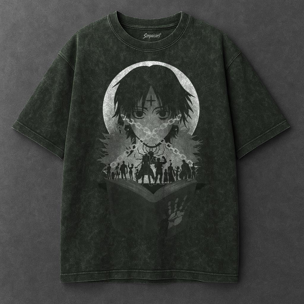Hunter x Hunter Premium Cozy Vintage Green Washed T-Shirt