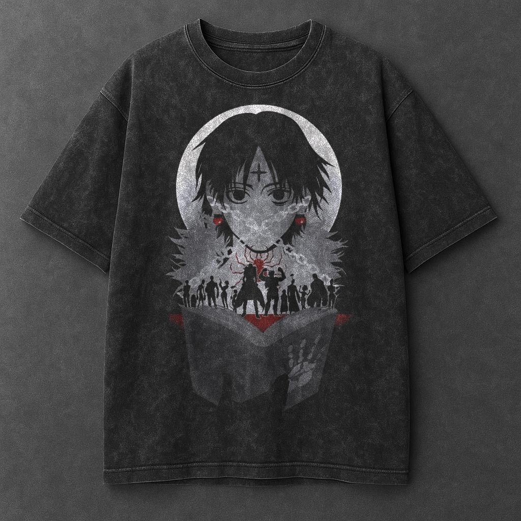 Hunter x Hunter Premium Lightweight Black Washed T-Shirt