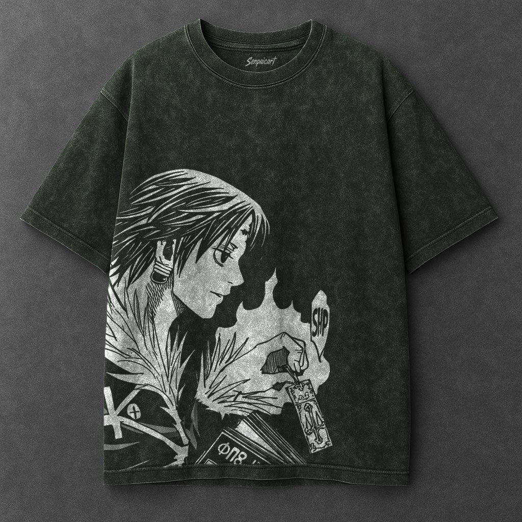 Hunter x Hunter Premium Oversized Vintage Green Washed T-Shirt
