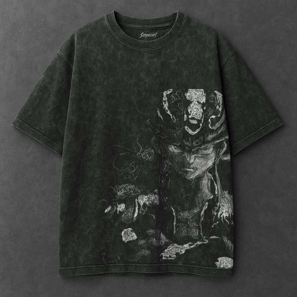 Hunter x Hunter Premium Flattering Vintage Green Washed T-Shirt
