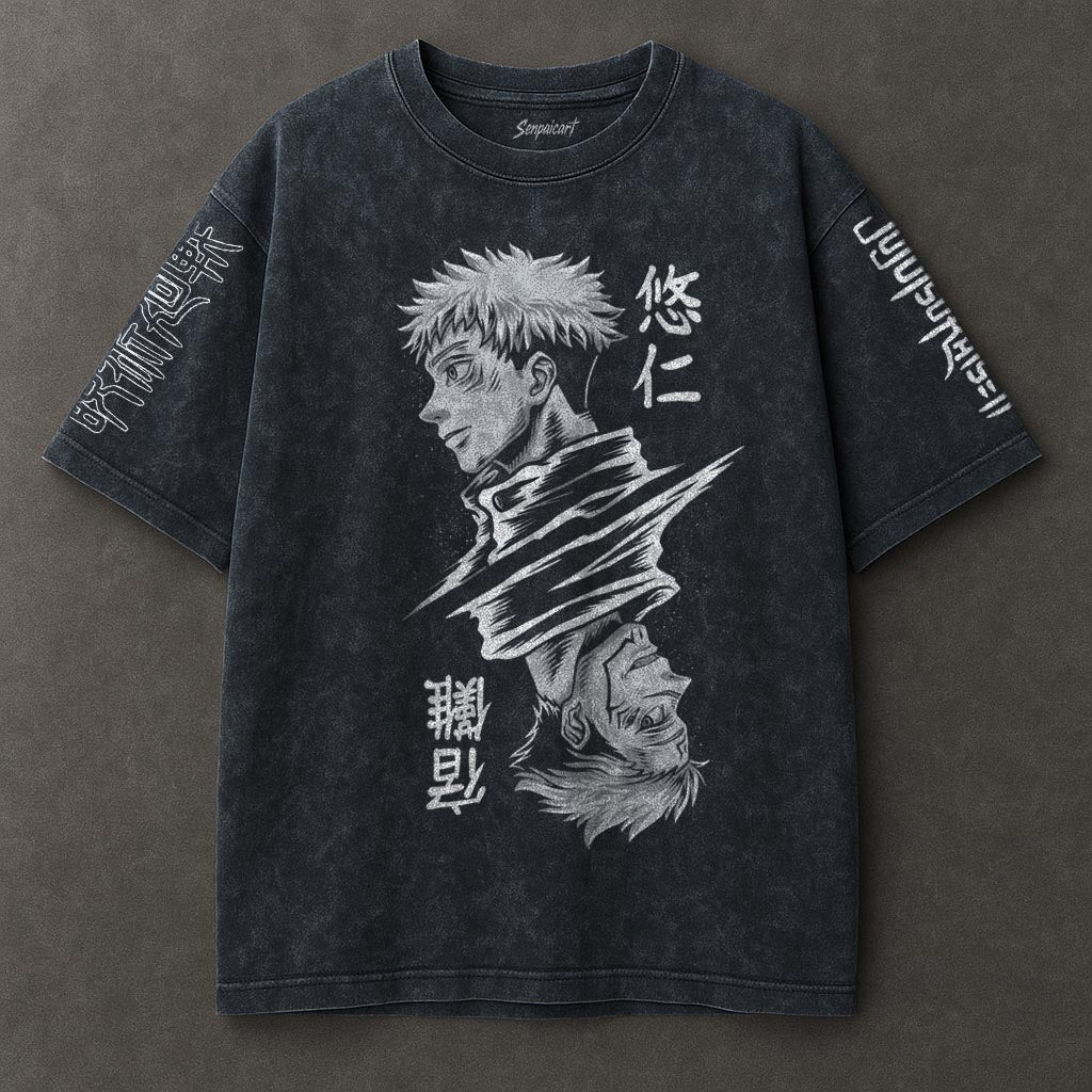 Jujutsu Kaisen Soft Blue Washed T-shirt