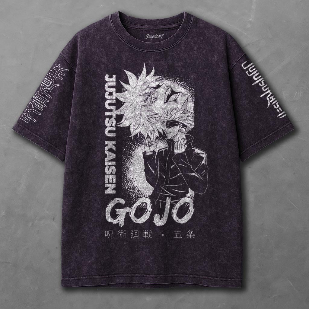 Jujutsu Kaisen Effortless Violet Washed T-Shirt