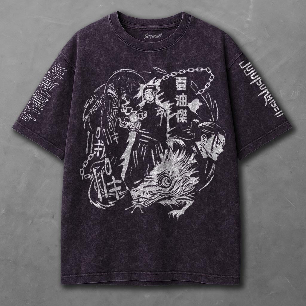 Jujutsu Kaisen Soft Violet Washed T-Shirt