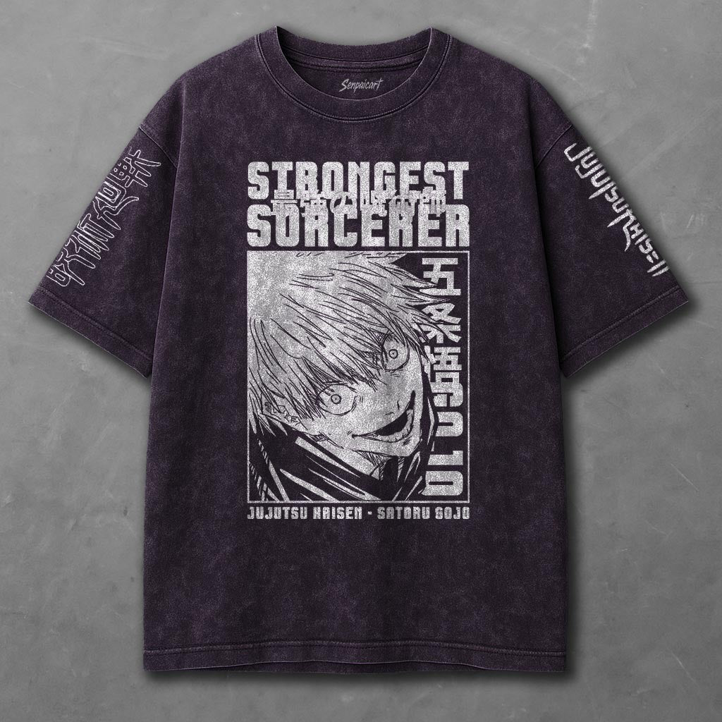 Jujutsu Kaisen Billowy Violet Washed T-Shirt