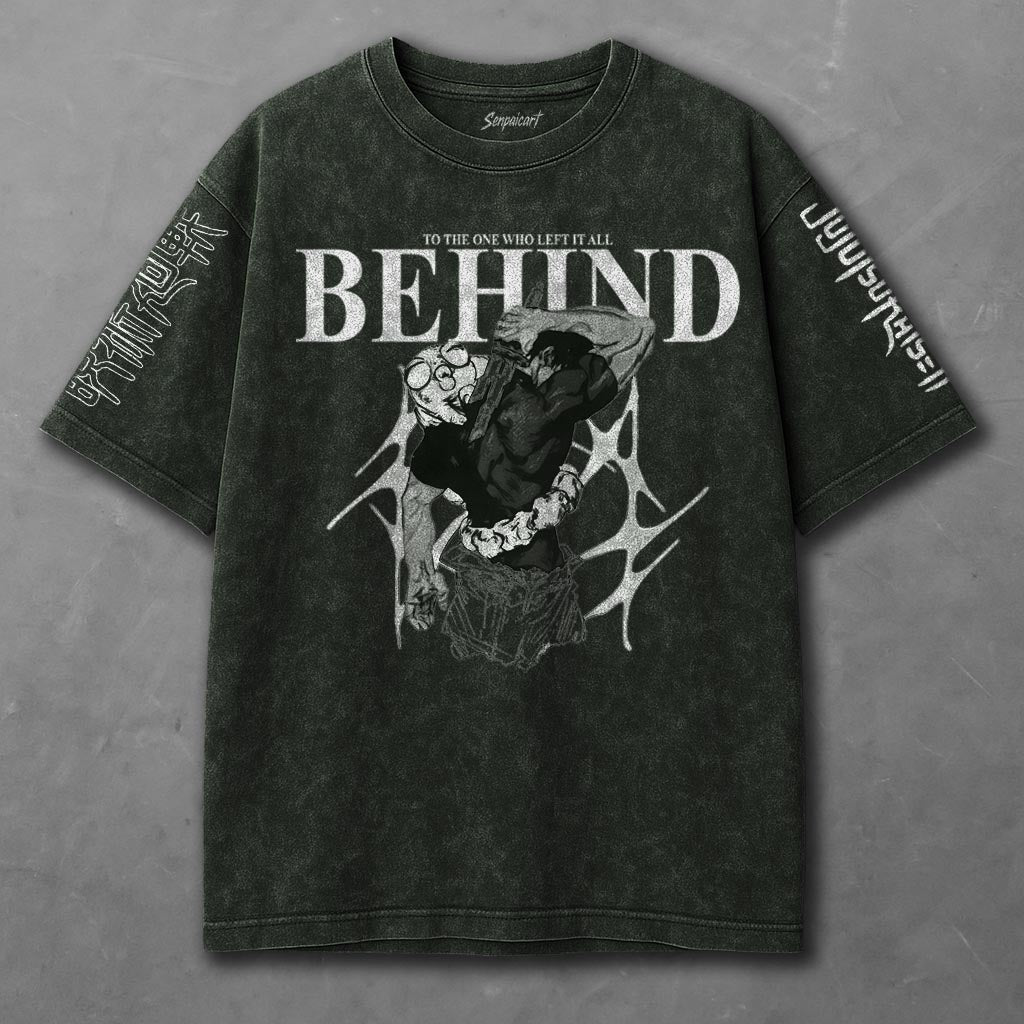 Jujutsu Kaisen Billowy Green Washed T-Shirt