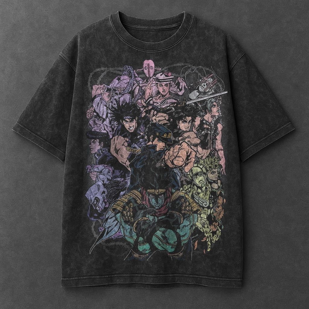 Jojo Premium Flowy Black Washed T-Shirt