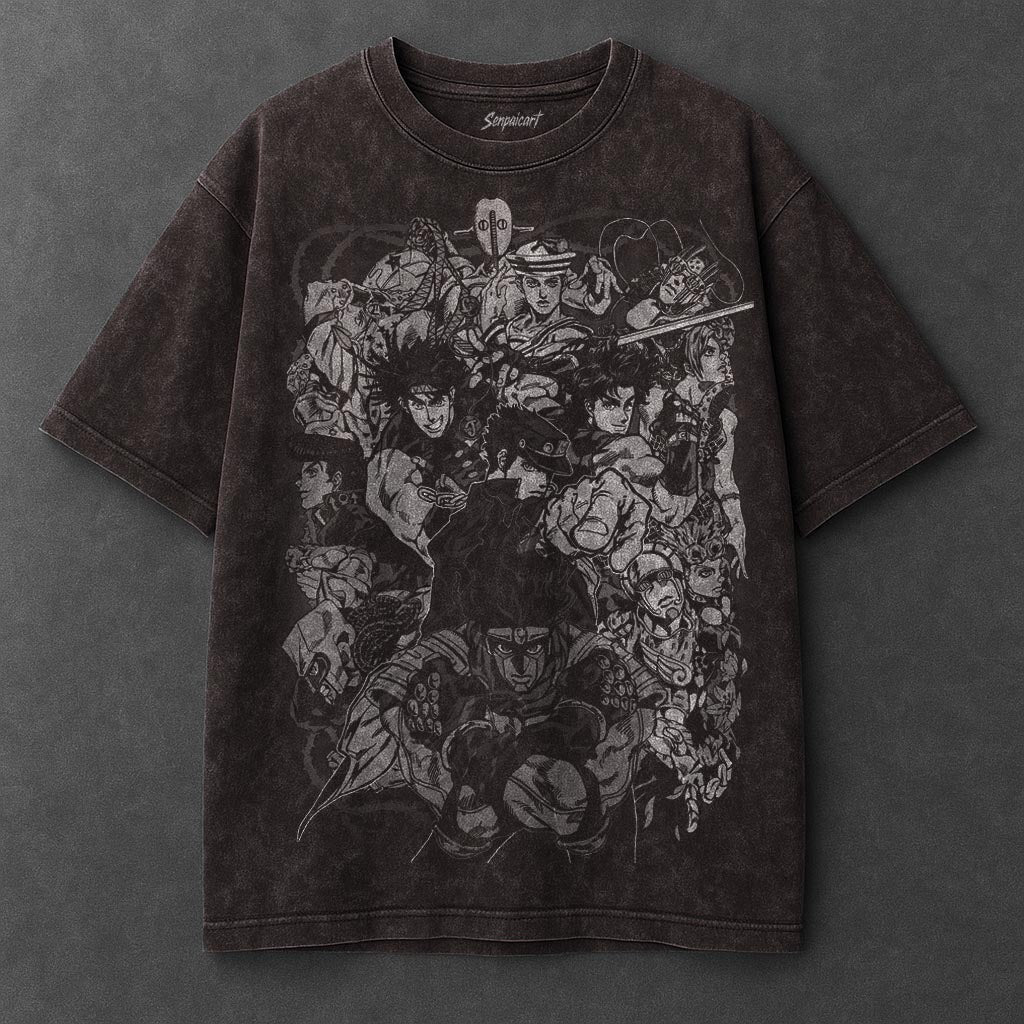 Jojo Premium Flowy Brown Washed T-Shirt
