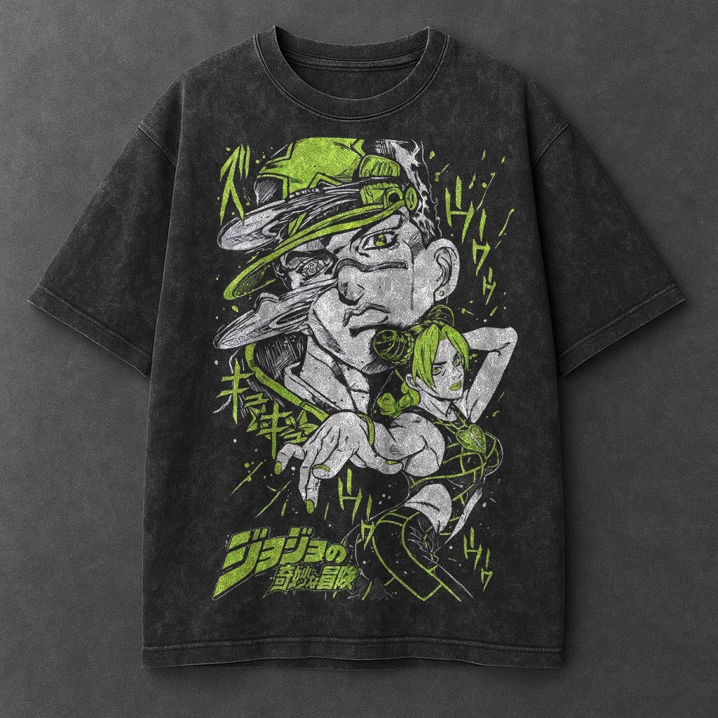 Jojo Premium Relaxed Black Washed T-Shirt
