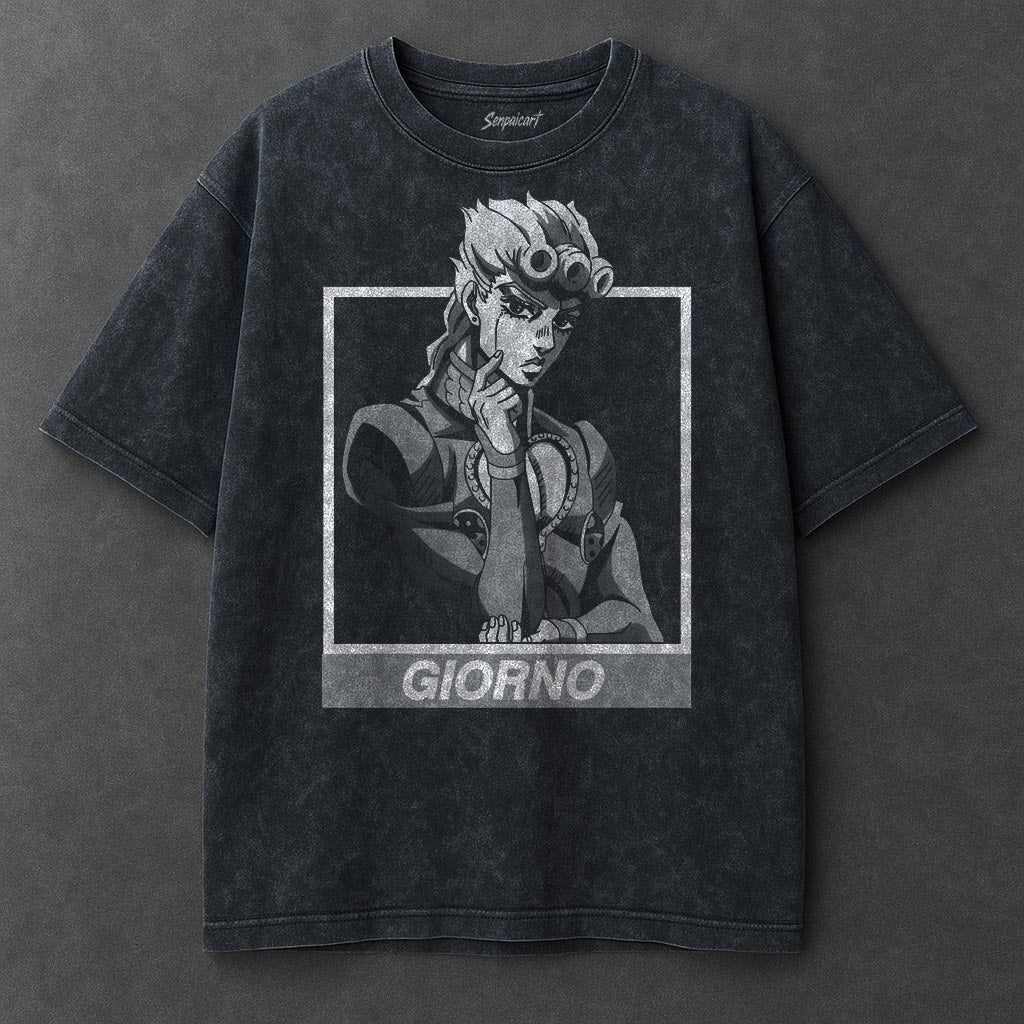 Jojo Premium Comfy Navy Blue Washed T-Shirt
