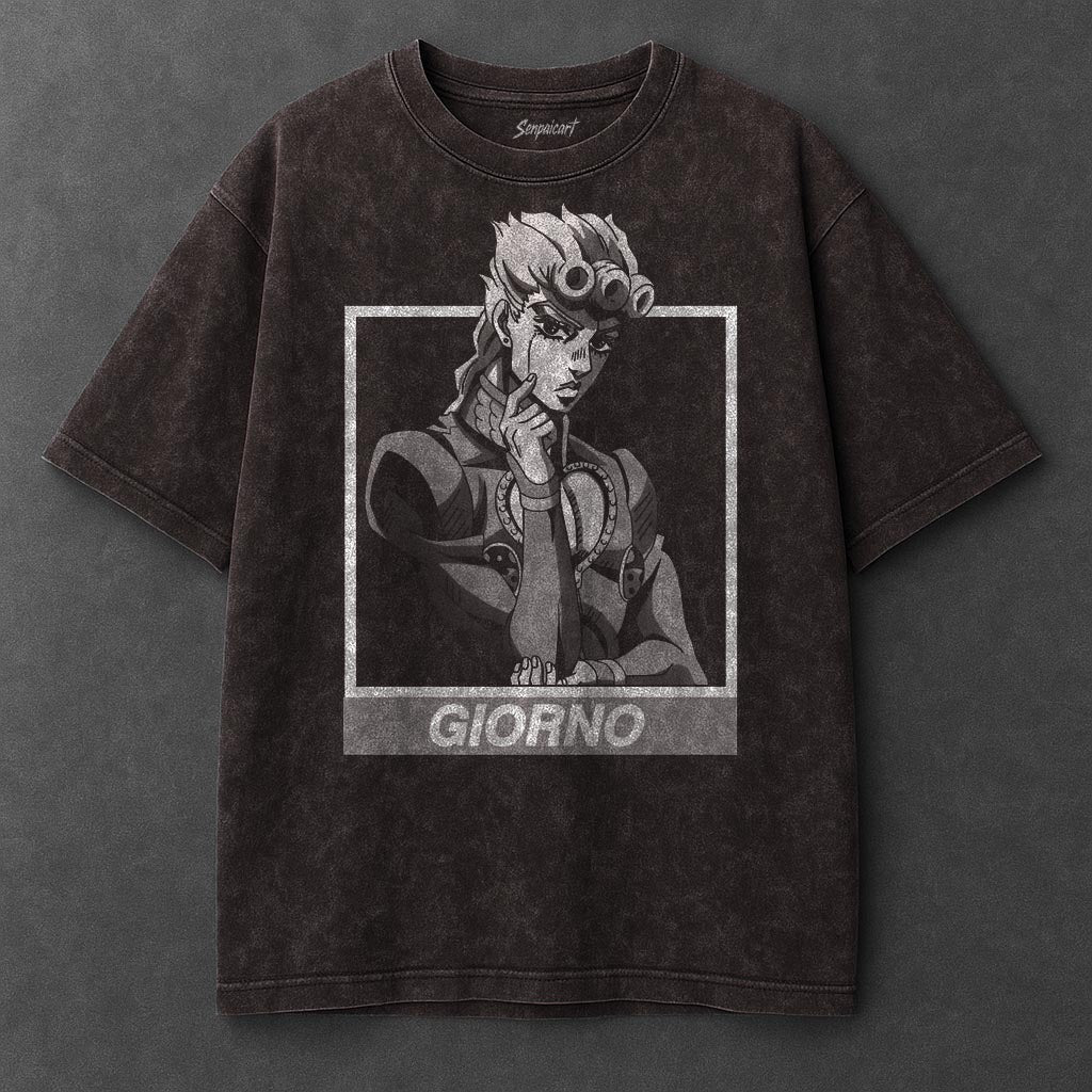 Jojo Premium Slouchy Brown Washed T-Shirt