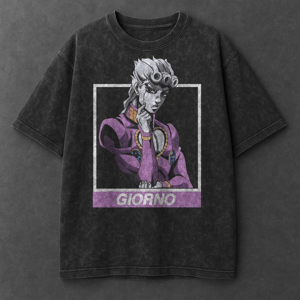 Jojo Premium Drapey Black Washed T-Shirt