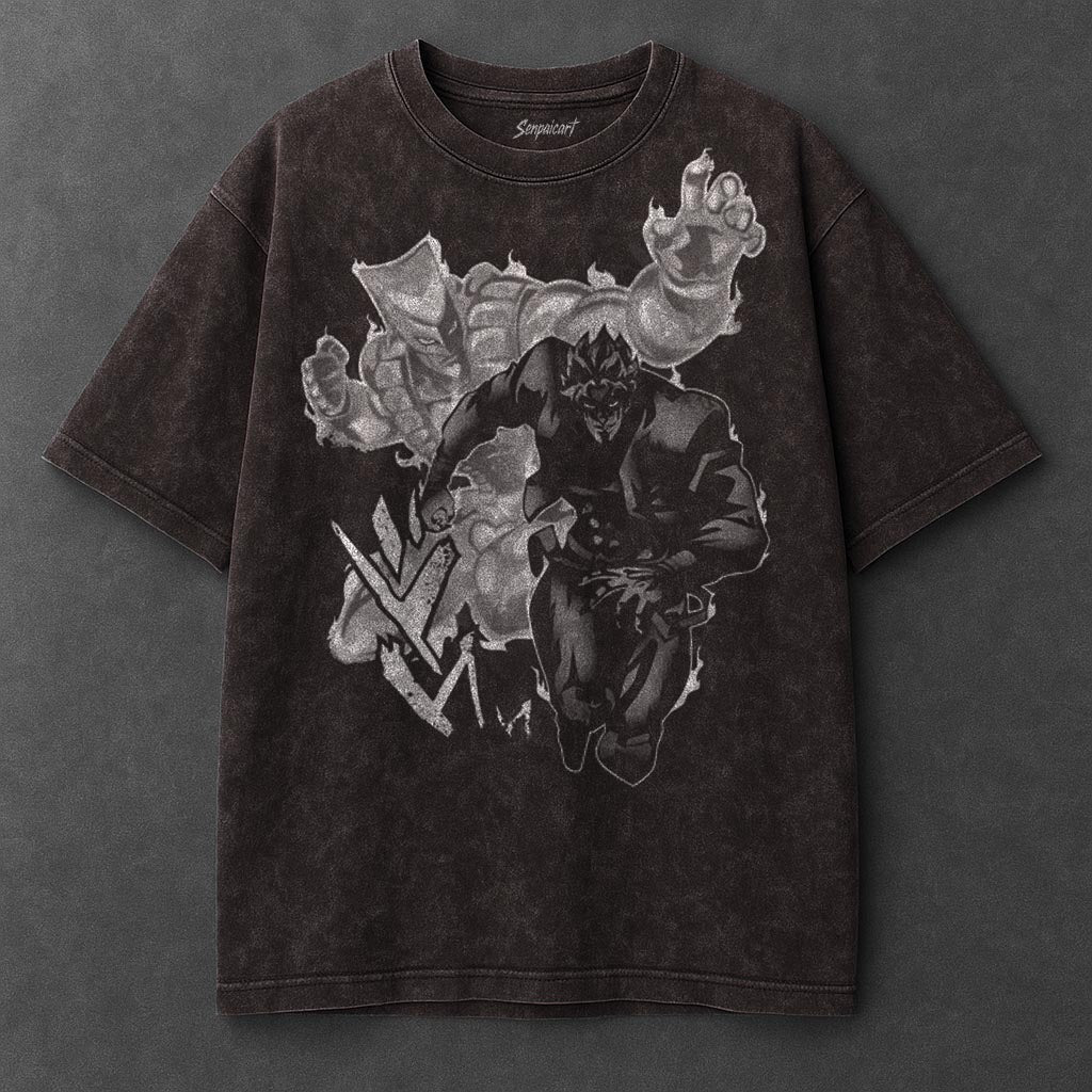 Jojo Premium Drapey Brown Washed T-Shirt