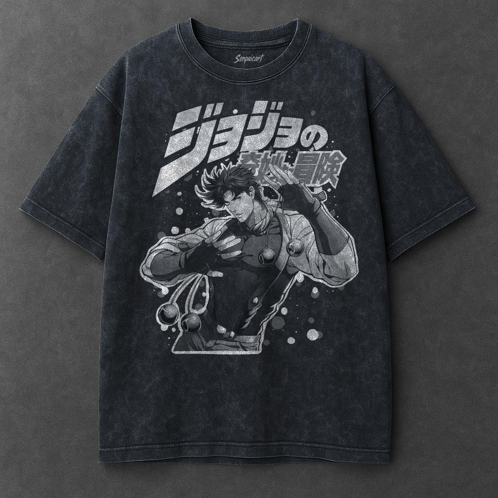 Jojo Premium Lightweight Navy Blue Washed T-Shirt