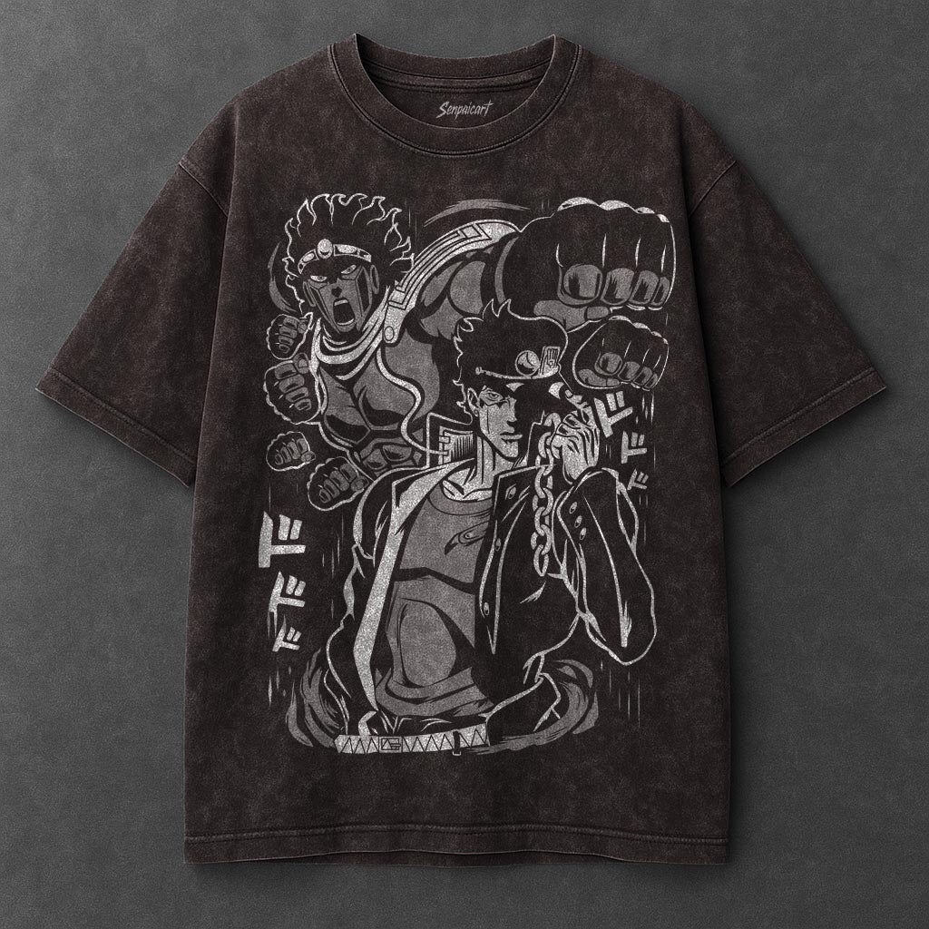 Jojo Premium Relaxed Brown Washed T-Shirt