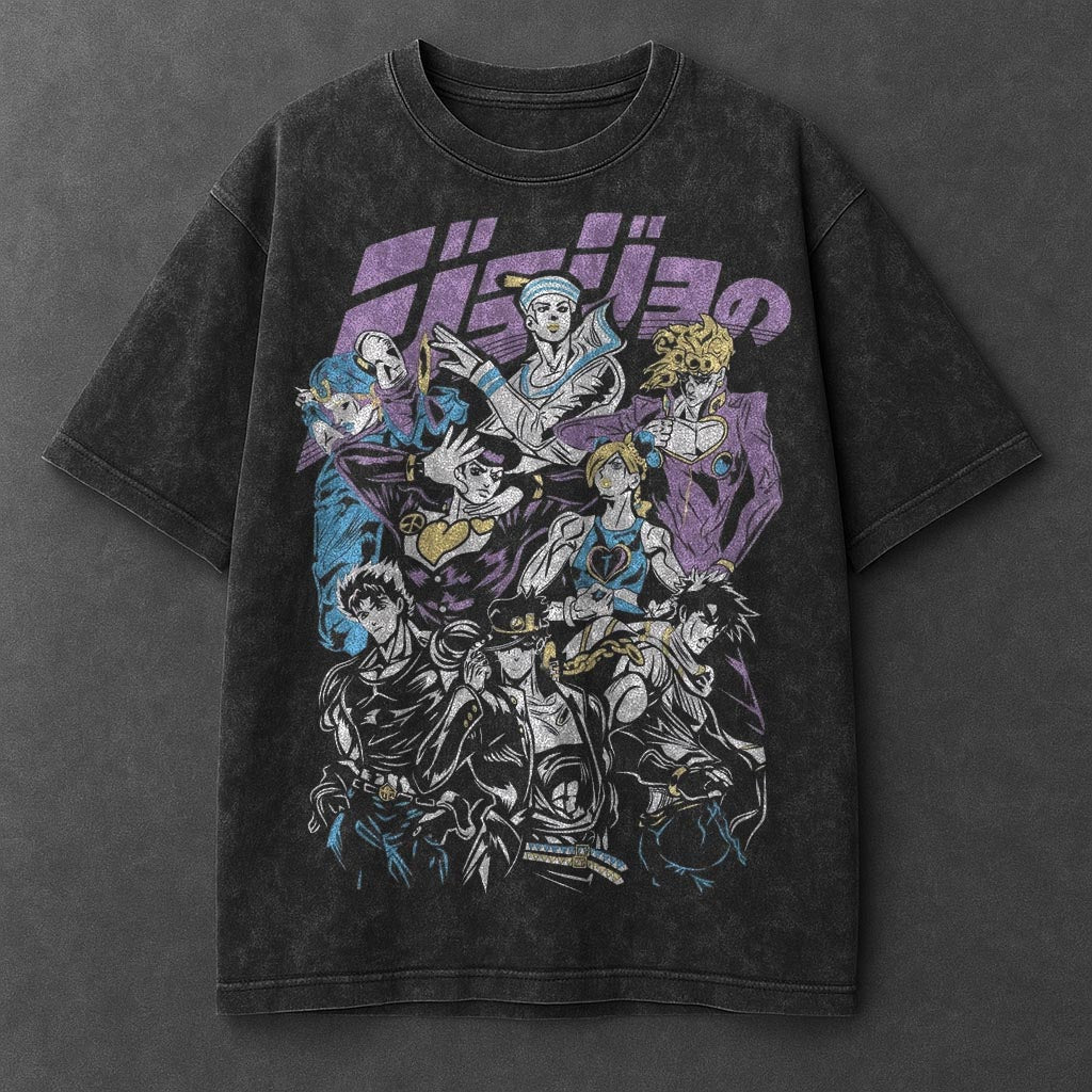 Jojo Premium Lightweight Black Washed T-Shirt