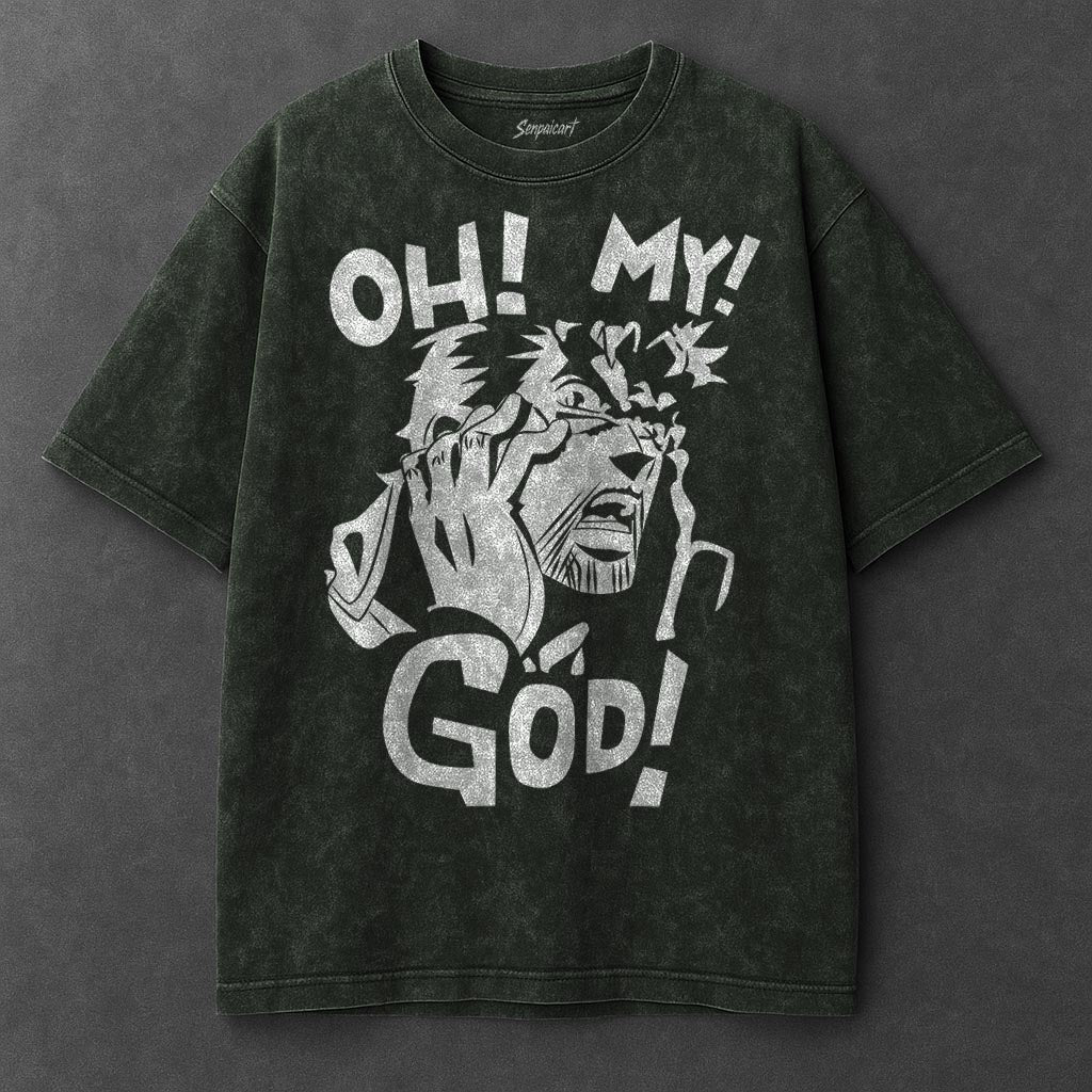 Jojo Premium Breezy Vintage Green Washed T-Shirt