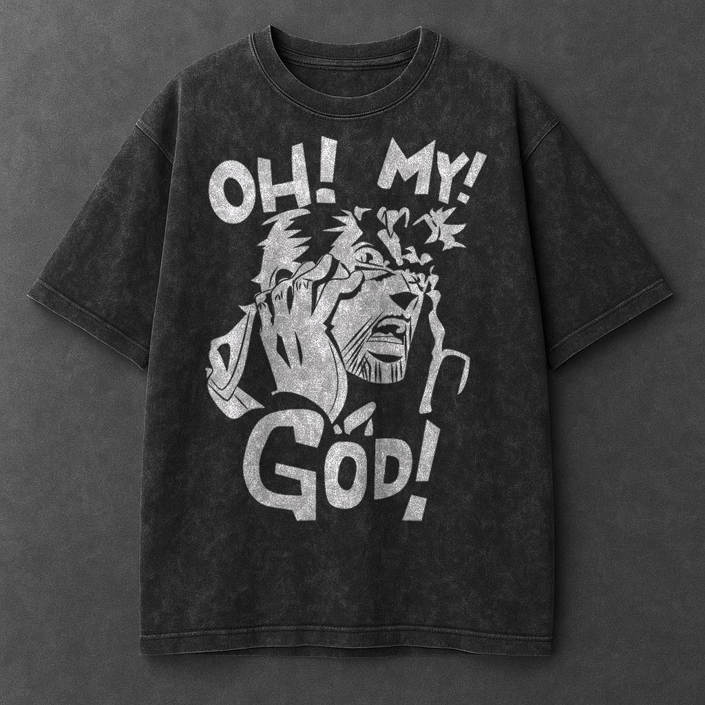 Jojo Premium Effortless Black Washed T-Shirt