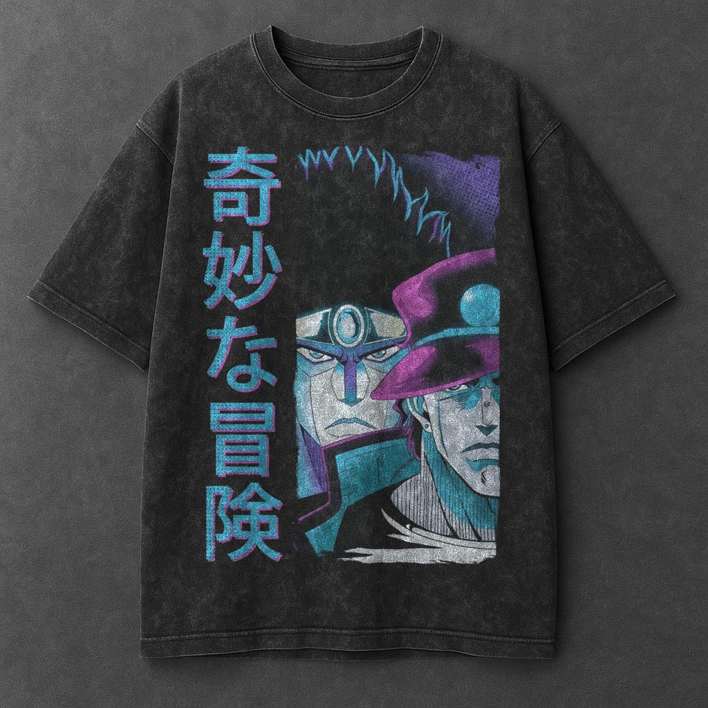 Jojo Premium Slouchy Black Washed T-Shirt