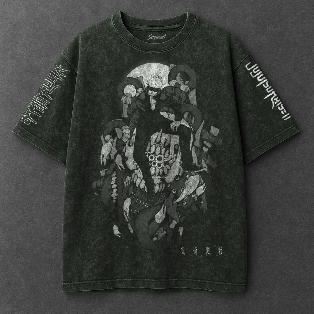 Jujutsu Kaisen Premium Cozy Vintage Green Washed T-Shirt