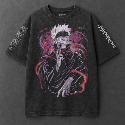 Jujutsu Kaisen Premium Comfy Black Washed T-Shirt