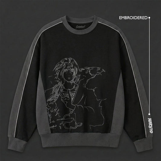 Naruto Essential Black Grey Sweatshirt