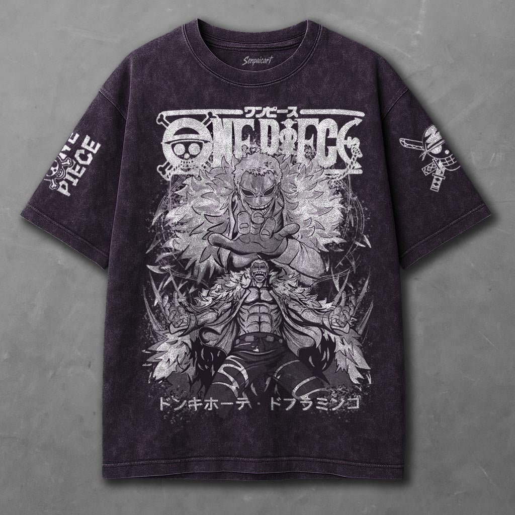 One Piece Oversized Violet Washed T-shirt