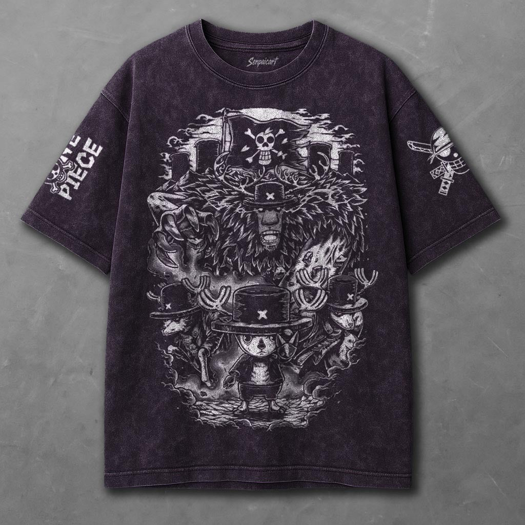 One Piece Slouchy Violet Washed T-shirt