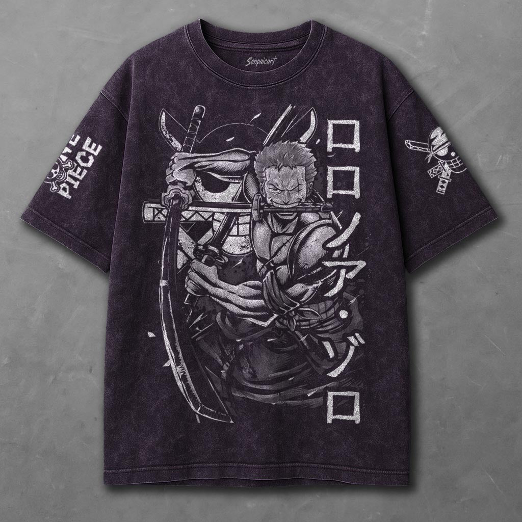 One Piece Lightweight Violet Washed T-shirt