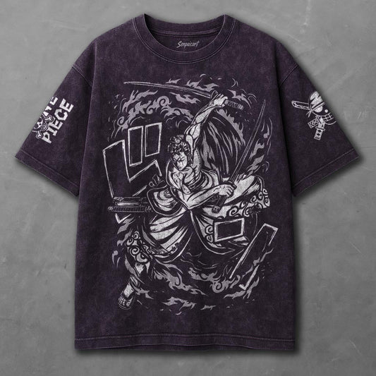 One Piece Cozy Violet Washed T-shirt