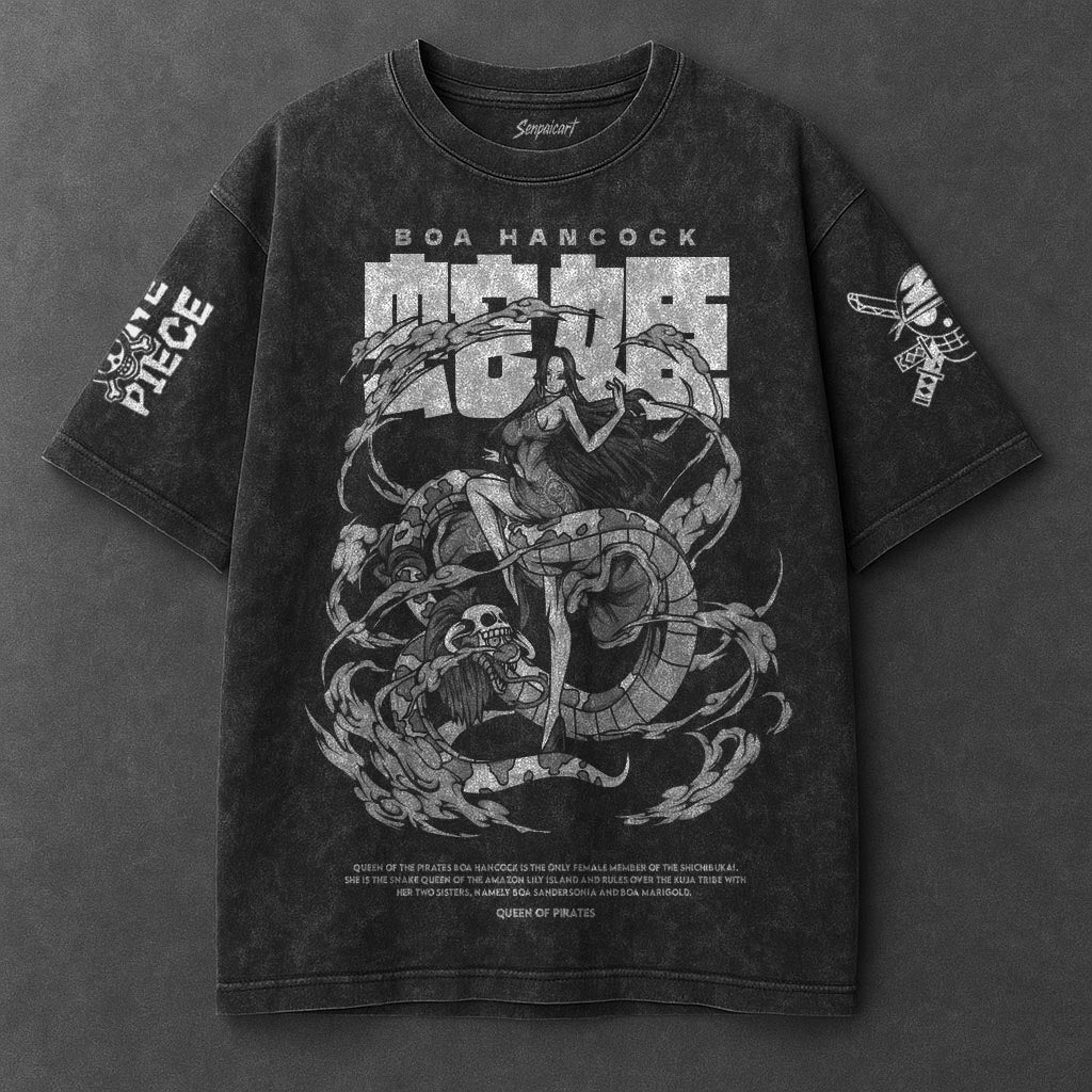 One Piece Classic Fresh Black Washed T-Shirt