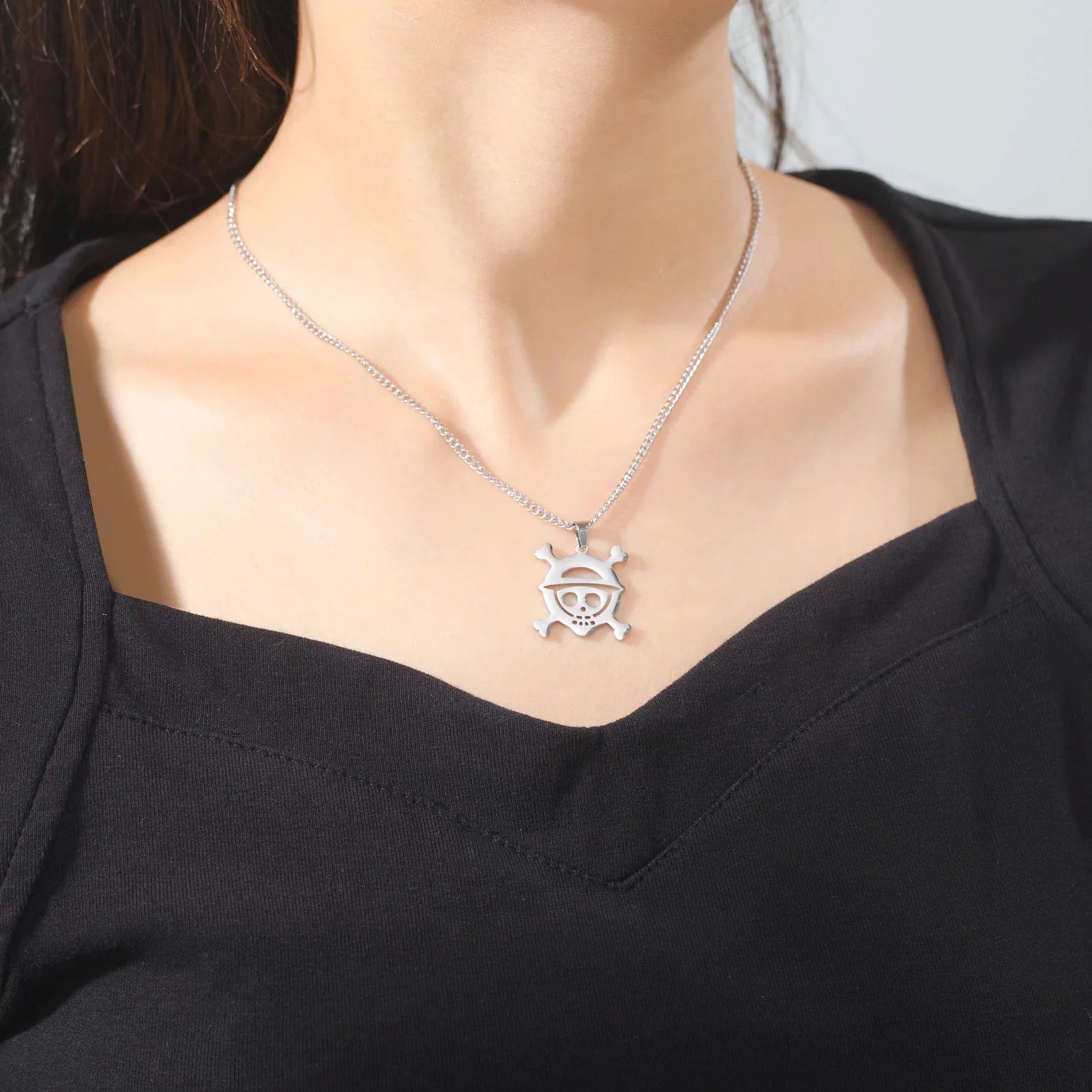 One Piece Silver Pendant
