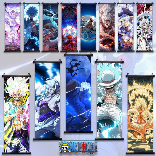 One Piece Poster Hanging Scroll