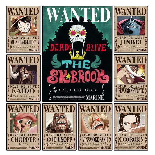 One Piece Wanted Poster