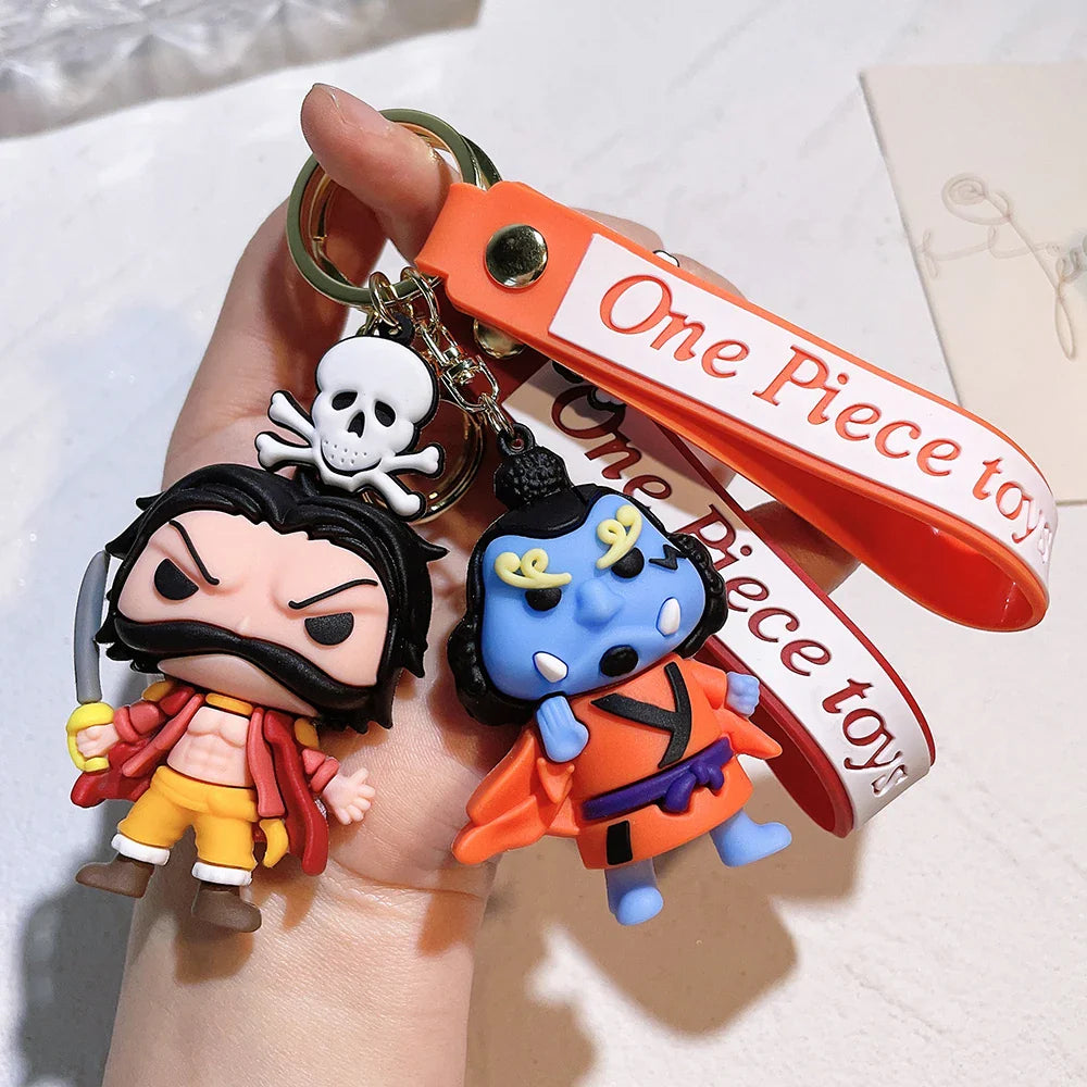 One Piece Action Figure Keychain