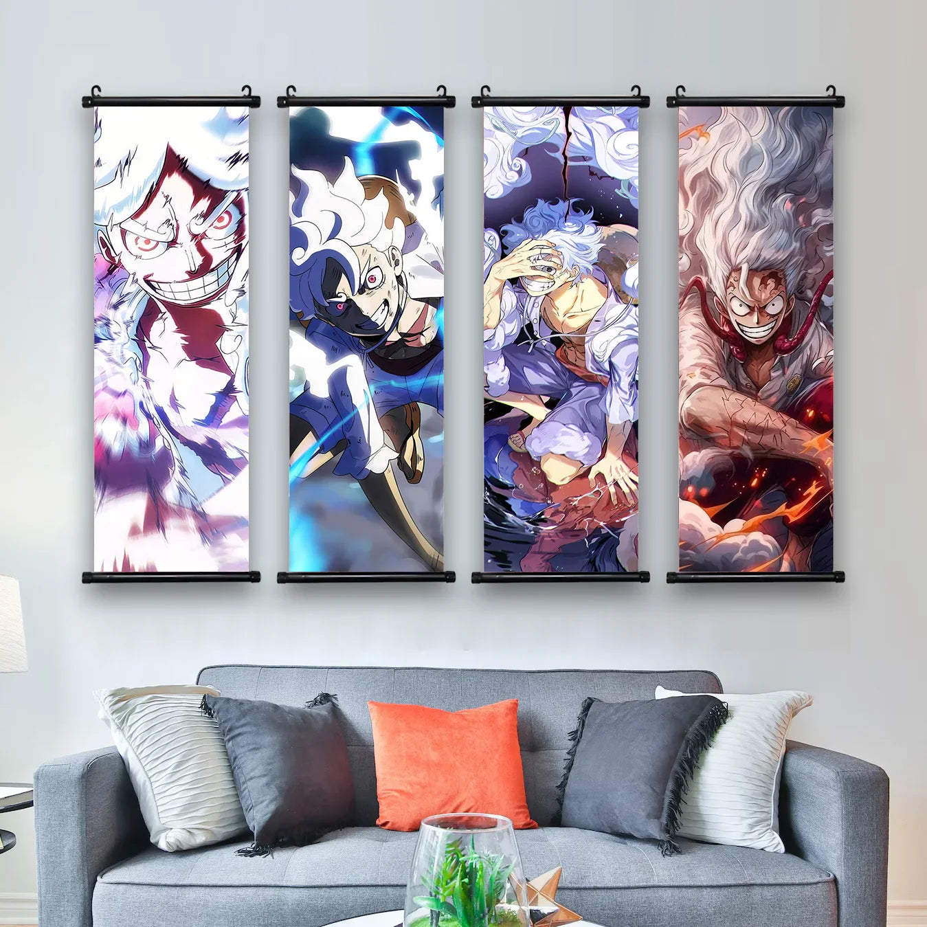 One Piece Poster Hanging Scroll