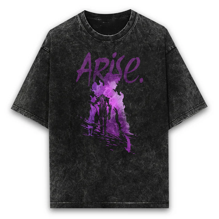 Solo Leveling Cozy Washed T-Shirt